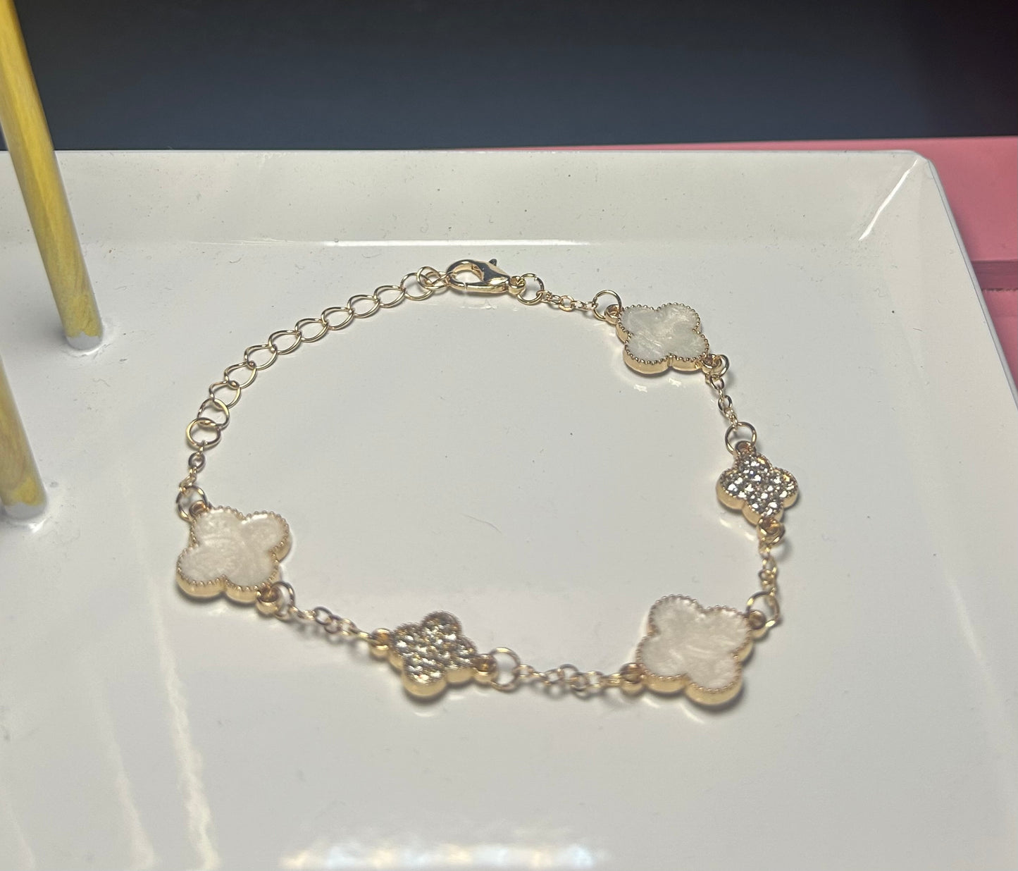 White & Gold Diamond