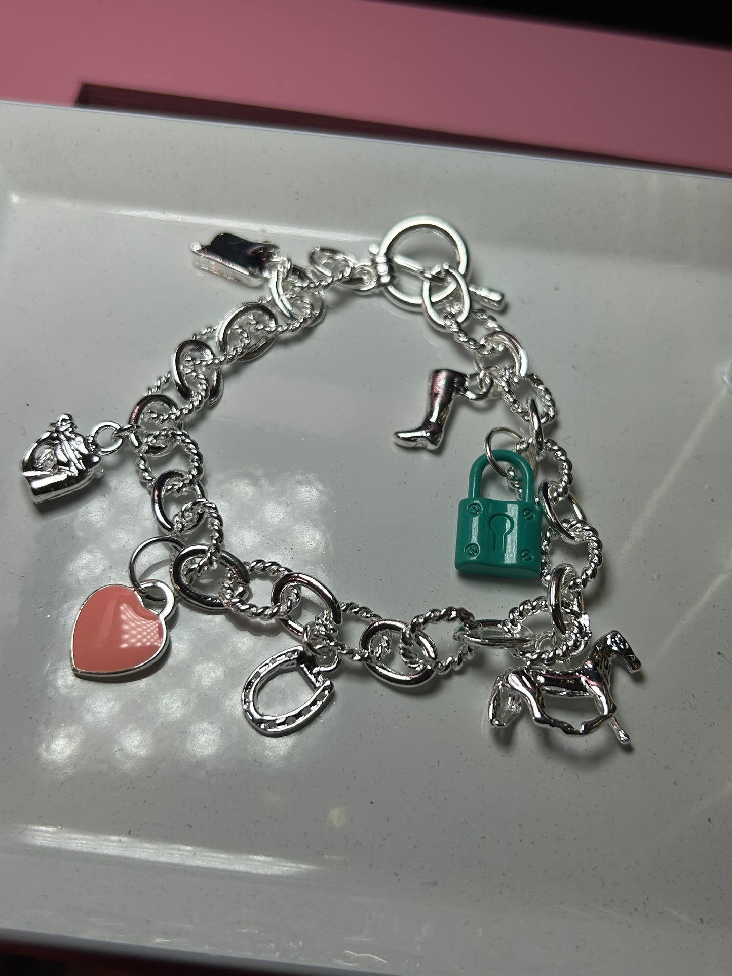 Pink Heart Charm